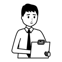 man character employee