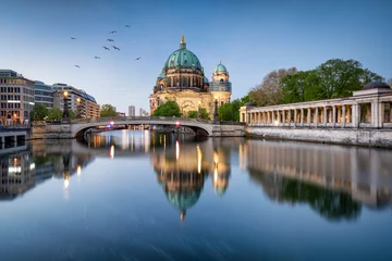 Tuinposter Museumeiland en de kathedraal van Berlijn in Berlijn, Duitsland © eyetronic