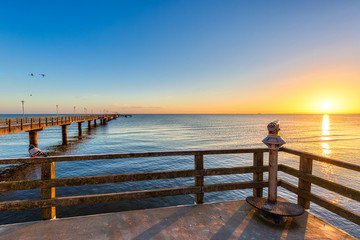 Pier of Ahlbeck on Usedom
