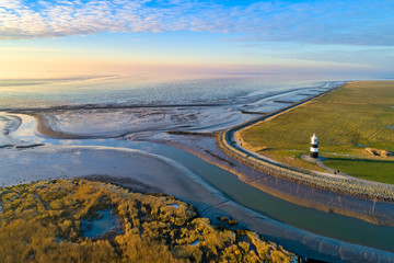 Lighthouse Kleiner Preuße near Wremen