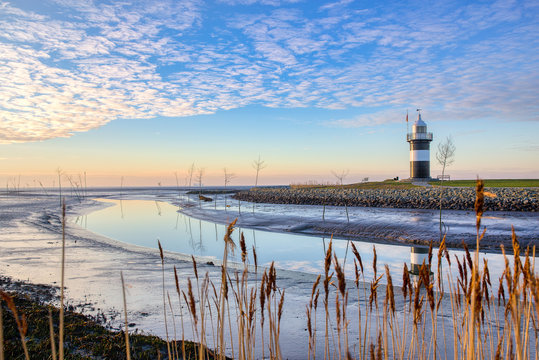 Lighthouse Kleiner Preu&szlig;e near Wremen