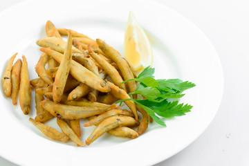 fish prepared for beer