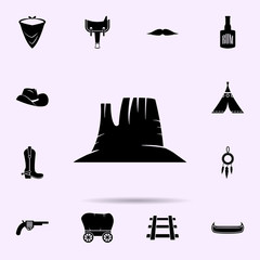 farmer's hat icon. wild west material icons universal set for web and mobile