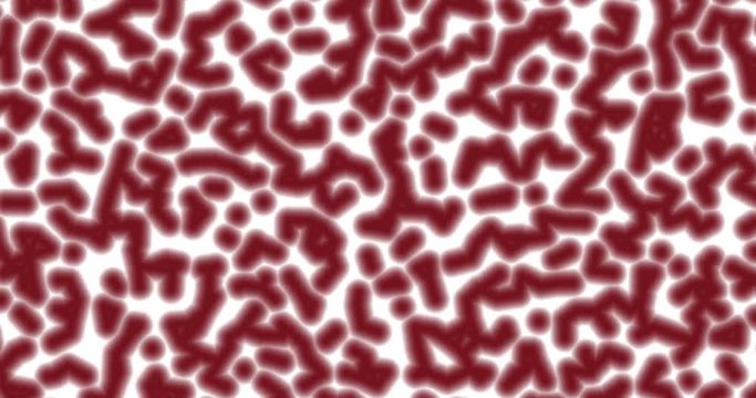 Animation on the theme blood, diseases, interstitial fluid, bacterial background