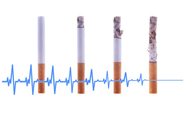 Smoking is deadly to health. Kill yourself or quit smoking concept. World No Tobacco Day.