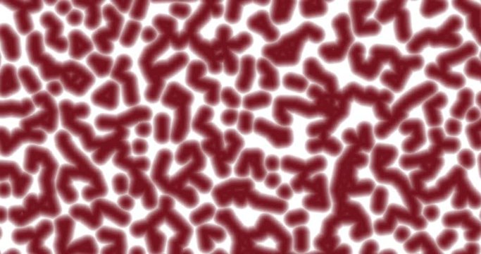 Animation on the theme blood, diseases, interstitial fluid, bacterial background