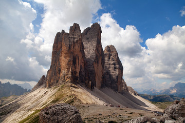 Drei Zinnen or Tre Cime di Lavaredo, alps dolomites