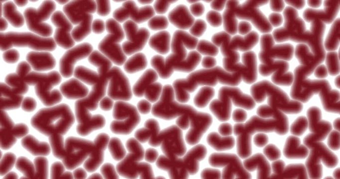 Animation on the theme blood, diseases, interstitial fluid, bacterial background