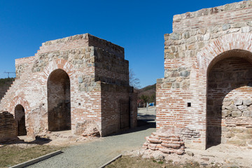 Ruins of Ancient Roman fortress The Trajan's Gate, Sofia Region, Bulgaria