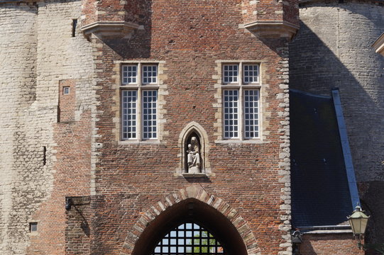 Detail Of Gevangenpoort In Bergen Op Zoom