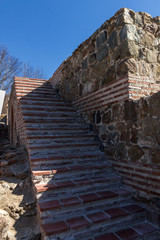 Fototapeta premium Ruins of Ancient Roman fortress The Trajan's Gate, Sofia Region, Bulgaria