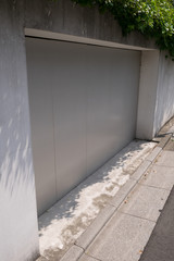 A garage shutter