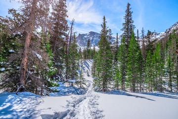 Beautiful Spring Hike to Blacks Lake in Rocky Mountain National Park in Colorado