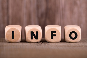 Wooden Blocks With Info Text