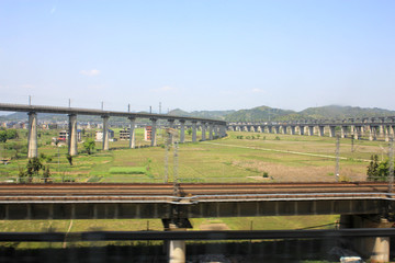 Obraz premium China's high-speed railways are a long way off