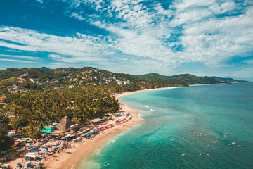 Obraz premium aerial view of an island