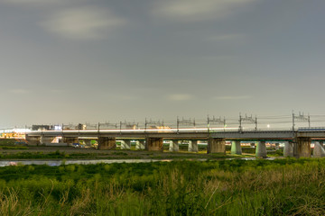 Fototapeta premium 二子玉川 夜の風景