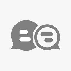 Conversation Flat Vector Icon