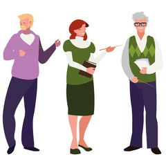 teachers group avatars characters