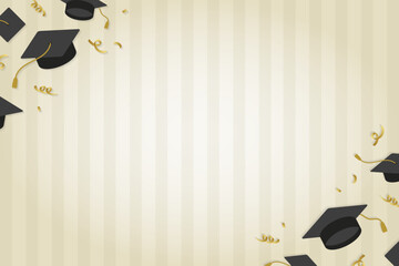 Graduation hats frame