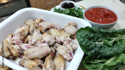 Preparation for Chicken Casserole