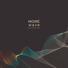 Moiré pattern background