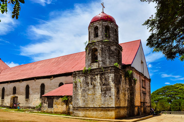 Fototapeta na wymiar San Isidro Labrador Parish Church (Lazi Church) - Lazi, Siquijor, Philippines