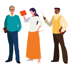 teachers group avatars characters