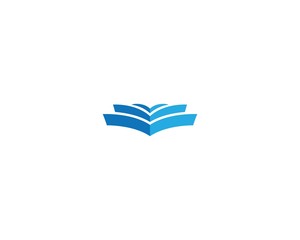 Obraz premium Book logo icon