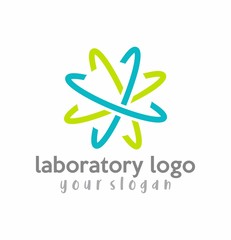 Obraz premium laboratory logo, colors
