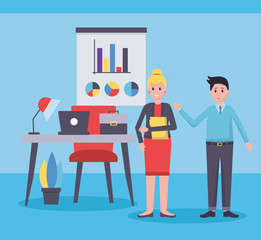 people office workplace