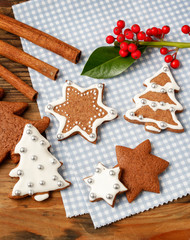 How to make christmas gingerbread cookies, tutorial.