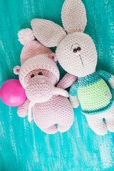 Soft crochet toys for children