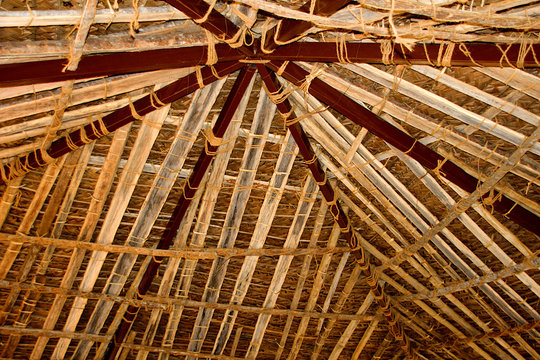 Bomboo Roof at Madhuvana, Bengaluru
