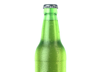 Alcohol Bottled Product With Condensation