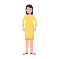 Fototapeta premium woman character person