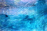 Abstract Blue with Black artistic painted background