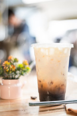 drink, coffee, glass, food, beverage, milk, cup, cafe, cocktail, cold, brown, cappuccino, cream, latte, white, juice, ice, breakfast, chocolate, dessert, fruit, table, sweet, caffeine, frappe