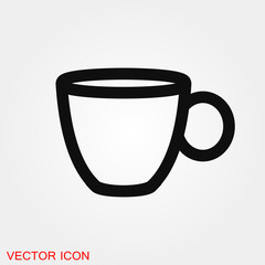 Tea icon vector sign symbol for design