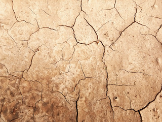 The ground has cracks in the top view for the background
