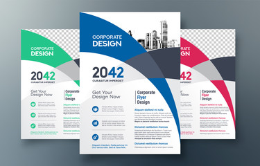 City Background Business Book Cover Design Template