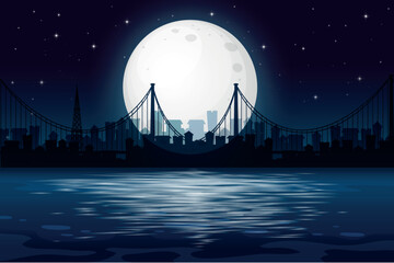 A dark night urban scene © GraphicsRF