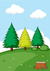 A simple nature landscape