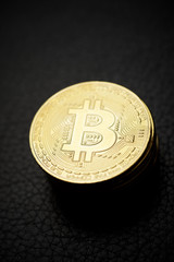 Bitcoins concept view