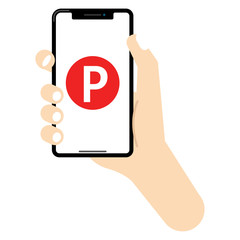 キャッシュレス決済：スマホ キャッシュレス 決済 Pマーク P ポイント cashless payment