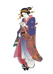 浮世絵　秋葉常夜灯
