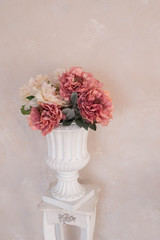 Flowers in white weigh