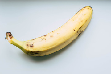 Banana on a white sill