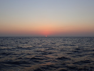 Fototapeta premium インド洋に沈む夕日