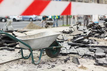 Asphalt Trolley for Road Repair